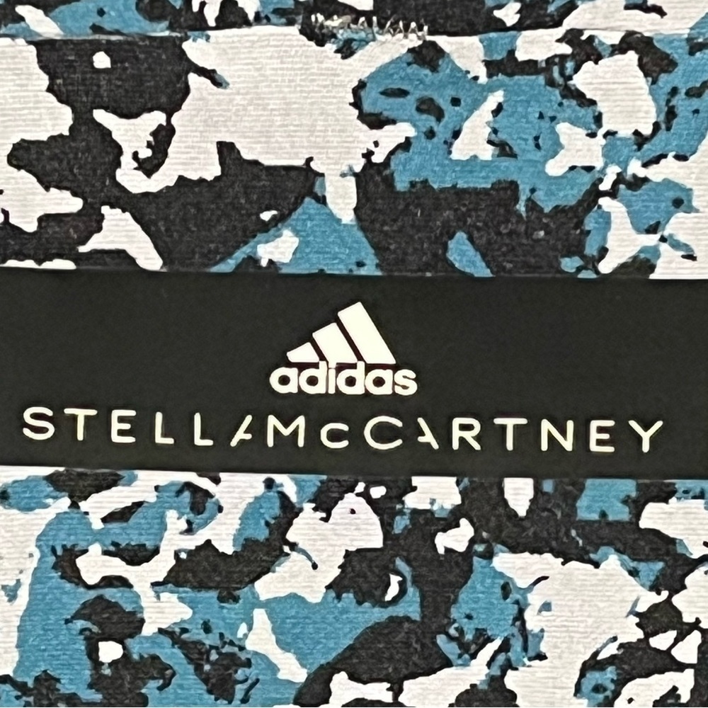 Adidas By Stella McCartney Blue Grey/Tech Mineral Alphaskin 360 stretch Tank Top - Picture 3 of 8